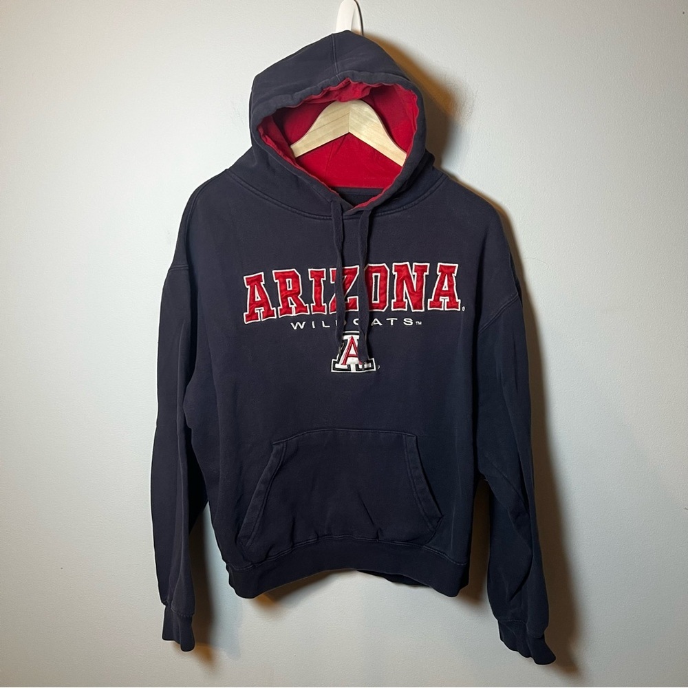 Arizona Wildcats Hoodie Women’s XL Navy Blue Pullover Sweatshirt NCAA